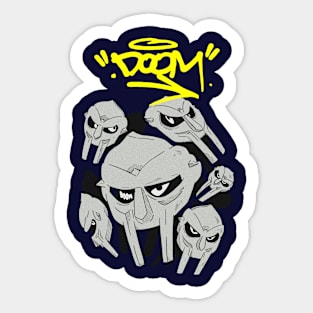 mf doom mask Sticker